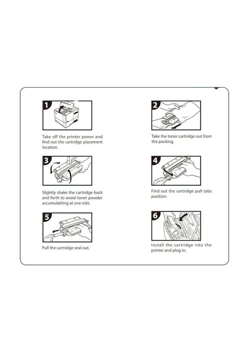Terabyte خراطيش حبر متوافقة 151A W1510A مع استبدال الشريحة لطابعة 4003 MFP 4103DW - Image 2