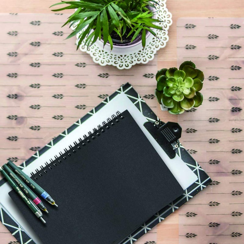 GRT دفاتر ملاحظات حلزونية 6 قطع A5 دفاتر ملاحظات بالجملة 50 ورقة/عبوة 300 ورقة إجمالاً لتدوين الملاحظات في الفصل قوائم المهام يوميات رسم ورق مخطط، 14 × 21 سم (أسود أحمر أزرق) - Image 2