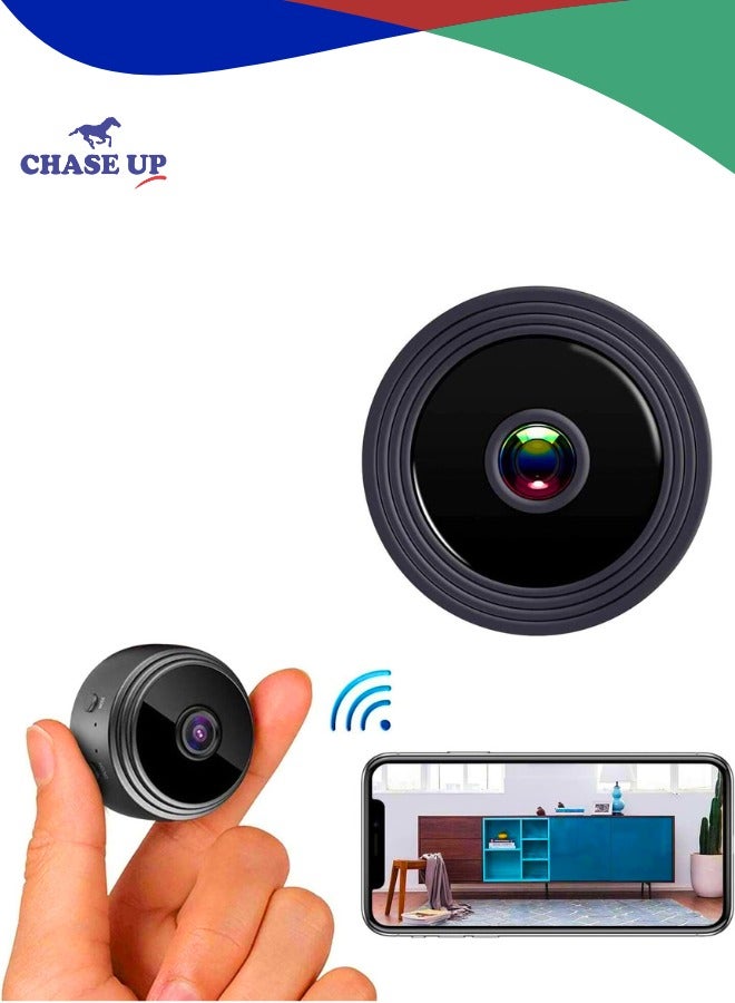 Chase Up Mini WiFi Hidden Cameras,Wireless Spy Cameras with Video Live Feed, HD 1080P Home Security Cameras, Baby Nanny Cam,Tiny Smart Cameras with Night Vision and Motion Detection. - Image 1