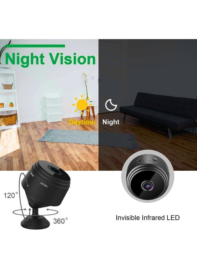 Chase Up Mini WiFi Hidden Cameras,Wireless Spy Cameras with Video Live Feed, HD 1080P Home Security Cameras, Baby Nanny Cam,Tiny Smart Cameras with Night Vision and Motion Detection. - Image 2
