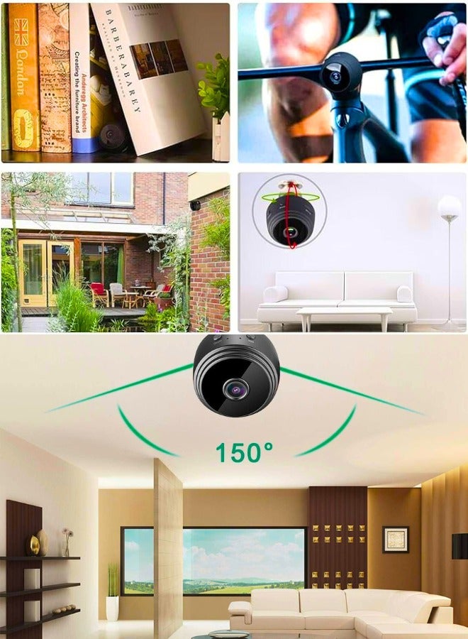 Chase Up Mini WiFi Hidden Cameras,Wireless Spy Cameras with Video Live Feed, HD 1080P Home Security Cameras, Baby Nanny Cam,Tiny Smart Cameras with Night Vision and Motion Detection. - Image 3