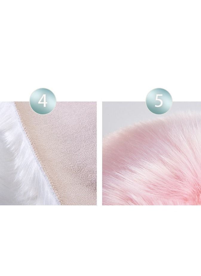 Mei Lifestyle - Super Soft Rabbit Fur Living Room Carpet Can Be Use As Area Rug Also With Anti Slip Bottom (Size 60×150CM) - Image 1