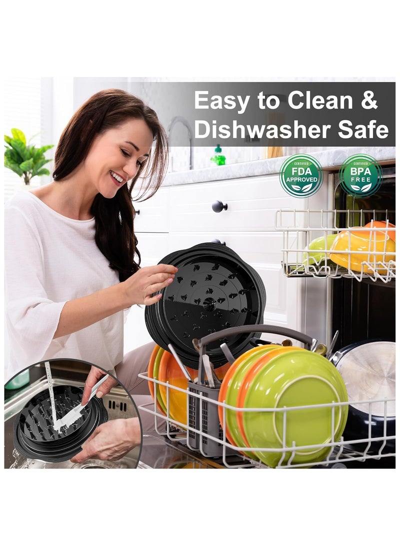 general Large Chicken Breast Shredder Tool Twist with Brush Fork Visible  Machine Strong Anti-Slip Strip Ergonomic Handle  Suitable for Pork Beef Chicken - Image 4