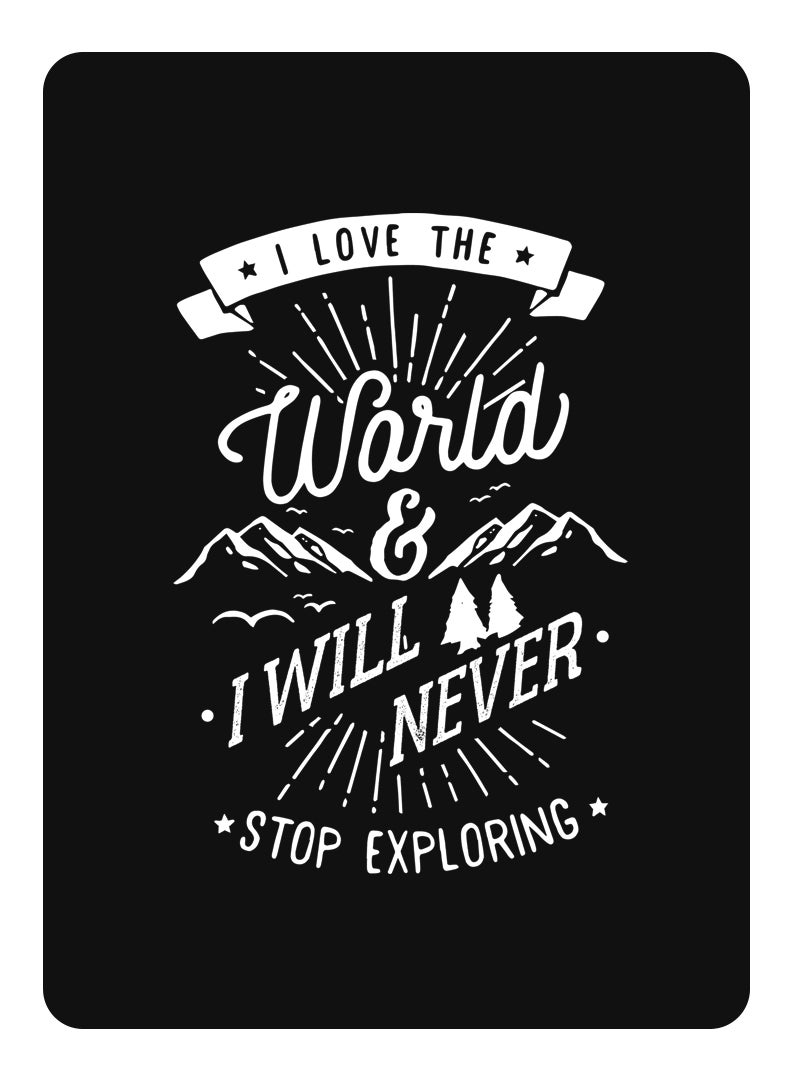 Theodor Protective Flip Case For Xiaomi Pad 6S Pro 12.4 With Trifold Stand Auto Wake Sleep Shockproof Cover I love the world - Image 1