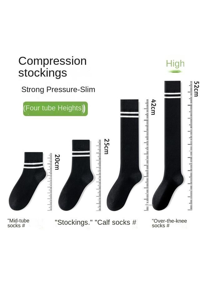 Bluejw Socks Women's Slim Over-the-Knee Socks Leg Pressure Spring And Autumn Thin Academic Style JK Stockings Women's High Tube Skinny Leg Socks  - Image 4