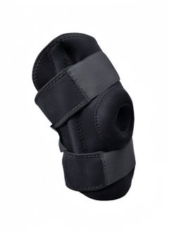 Professional Knee Support Brace for Gym & Sports - Adjustable Compression Knee Pad for Pain Relief, Arthritis & Injury Recovery (Black, Breathable & Anti-Slip)