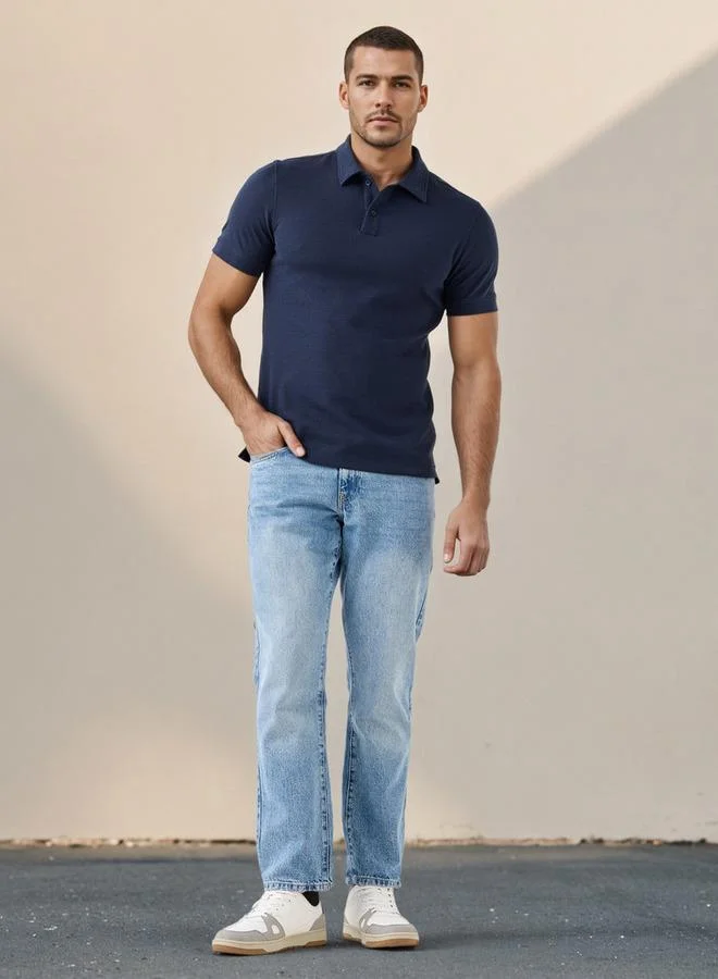 سبلاش فيڤ تيشيرت بولو بنقوش