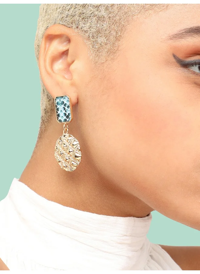 SOHI Ethnic Drop Earrings