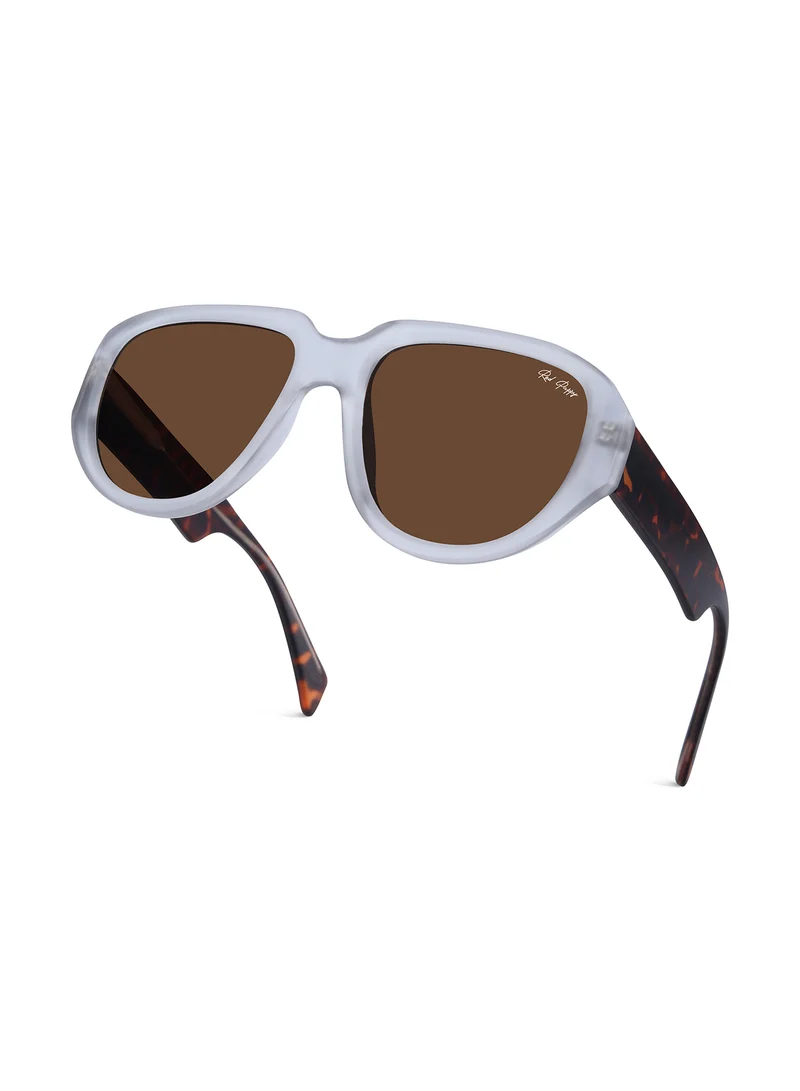ووجلز Red Pappy Lumivista Translucent Oversized Sunglasses