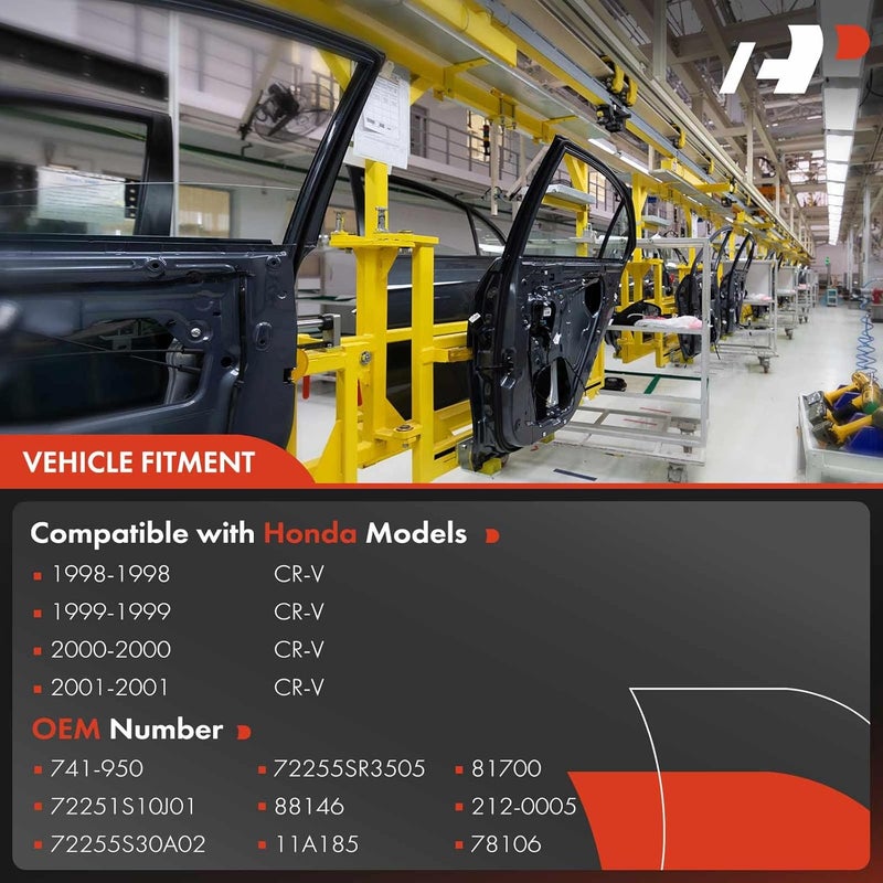 A-Premium Power Window Regulator with Motor for Honda CR-V 1997-2001 Front Left Driver Side - Image 3