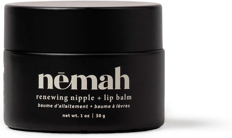 Nemah - Organic Balm, Cream Safe for Breastfeeding - 2-in-1 Butter & Lip Balm, Nursing Balm - Non-Greasy, Vegan, & Cruelty-Free - 1 oz. - Image 1
