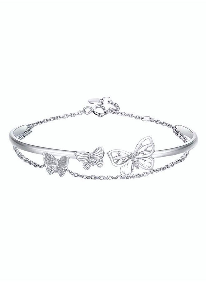 Women's Silver Fashion Bracelet Simple And Elegant Bracelet Magnet Lovers Bracelet Silver Butterfly Bracelet - pzsku/Z94A12ECD89FC81D067C5Z/45/_/1695133850/ce05f585-9f76-4c60-a6dd-7a4ac40dc4e1