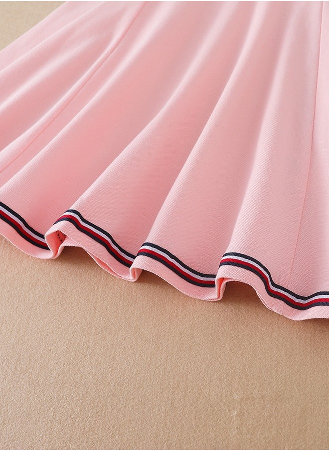 KUYEEBEAR Girls Preppy Style Collared Neck Summer Dresses  - Image 5