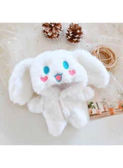 Spot Blue Eyes Small Fox Jumpsuit Set 20cm Suit 20cm Doll Star Cotton Doll Change-Specifications:20cm-Color:Drop Hoodie White