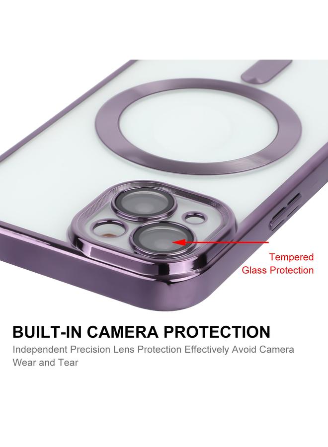 إنكاي جراب هاتف هات-برنس ماج سيف مطلي بالكهرباء من مادة TPU الشفافة المقاومة للصدمات لهاتف آيفون 15 بلس - Image 4