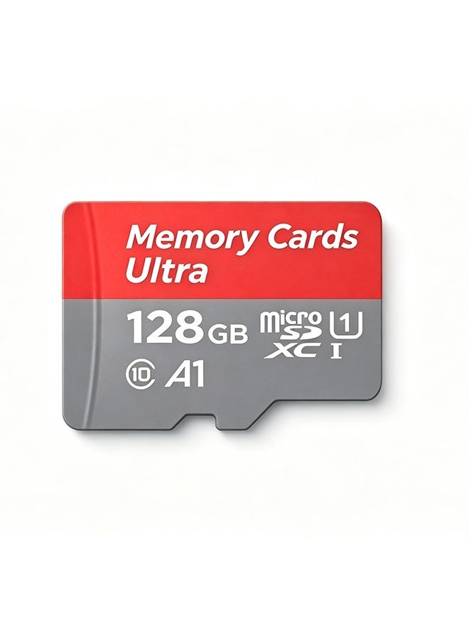 128GB high-end storage card, microSDXC type, supports full HD video, suitable for smartphones, dashcam, action cameras and surveillance cameras. - Image 1