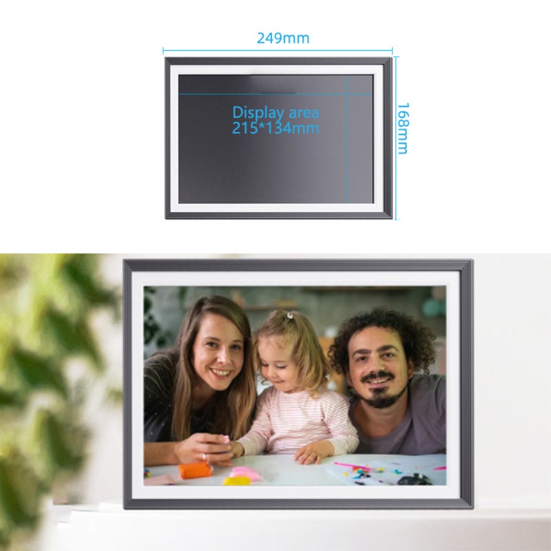 10.1 Inch Digital Photo Frame Desktop Electronic Album 1280*800 IPS Screen Supports Photo/ Video/ Music/ Clock/   Calendar Function with Backside Stand - Image 5