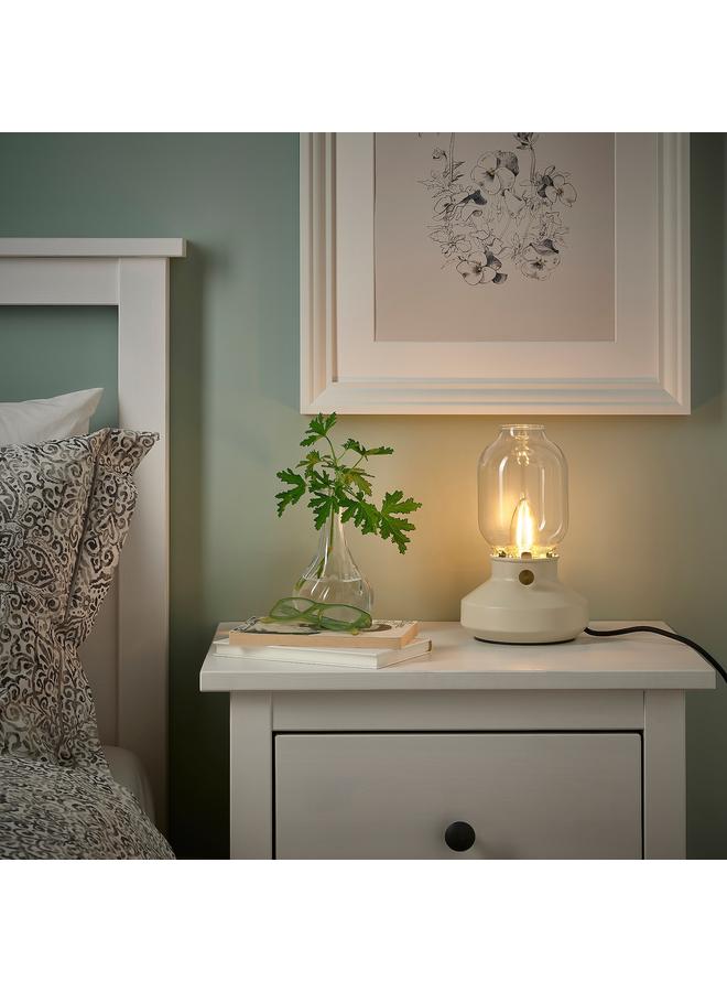 زبون لمبة LED E14 بقوة 210 لومن، قابلة للتعتيم/ثريا زجاجية شفافة باللون البني - Image 2