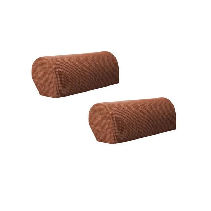 1 Pair Removable Arm Stretch- Sofa Couch Chair Protector Armchair Covers Armrest - Image 1