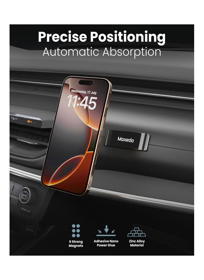 Moxedo - Moxedo Universal Magnetic Holder Mini Strip Shape Holder for Flat Surface with Metal Plates Compatible for iOS, Androids and All Other Phones - Image 1