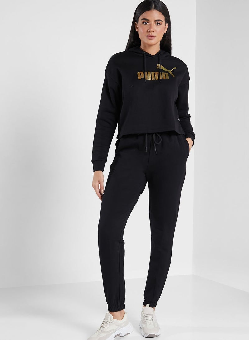 بوما هودي قصير مزين بشعار ميتاليك أساسي - Image 4