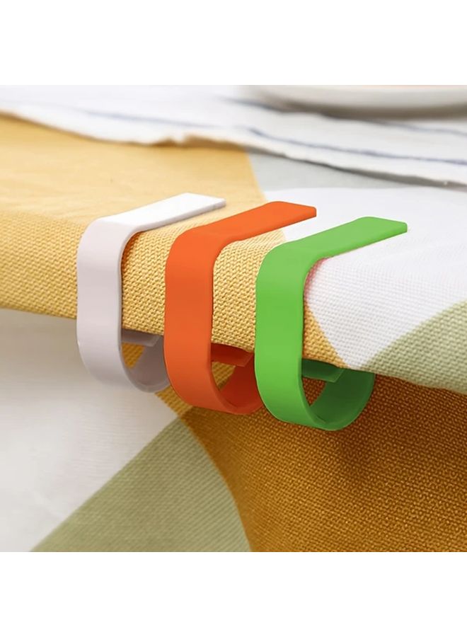 Orange Tablecloth Clips Heavy Duty Anti Slip Windproof Corner Weights - Image 3