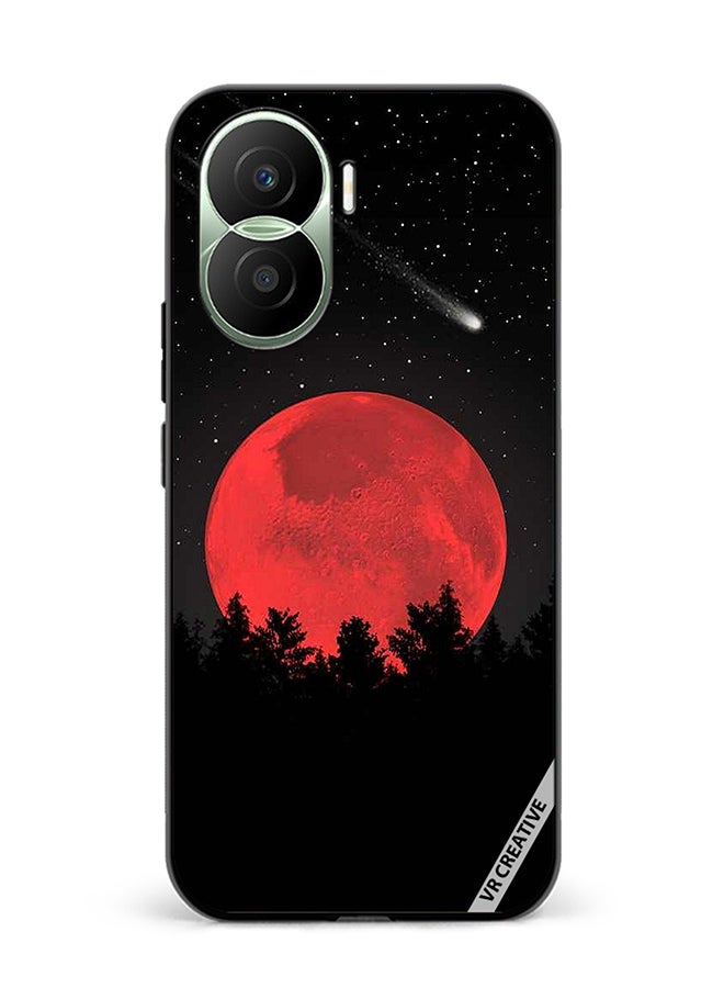 VR CREATIVE Protective Case Cover For Honor Play7T Pro Bloody Moon Design Multicolour - Image 1