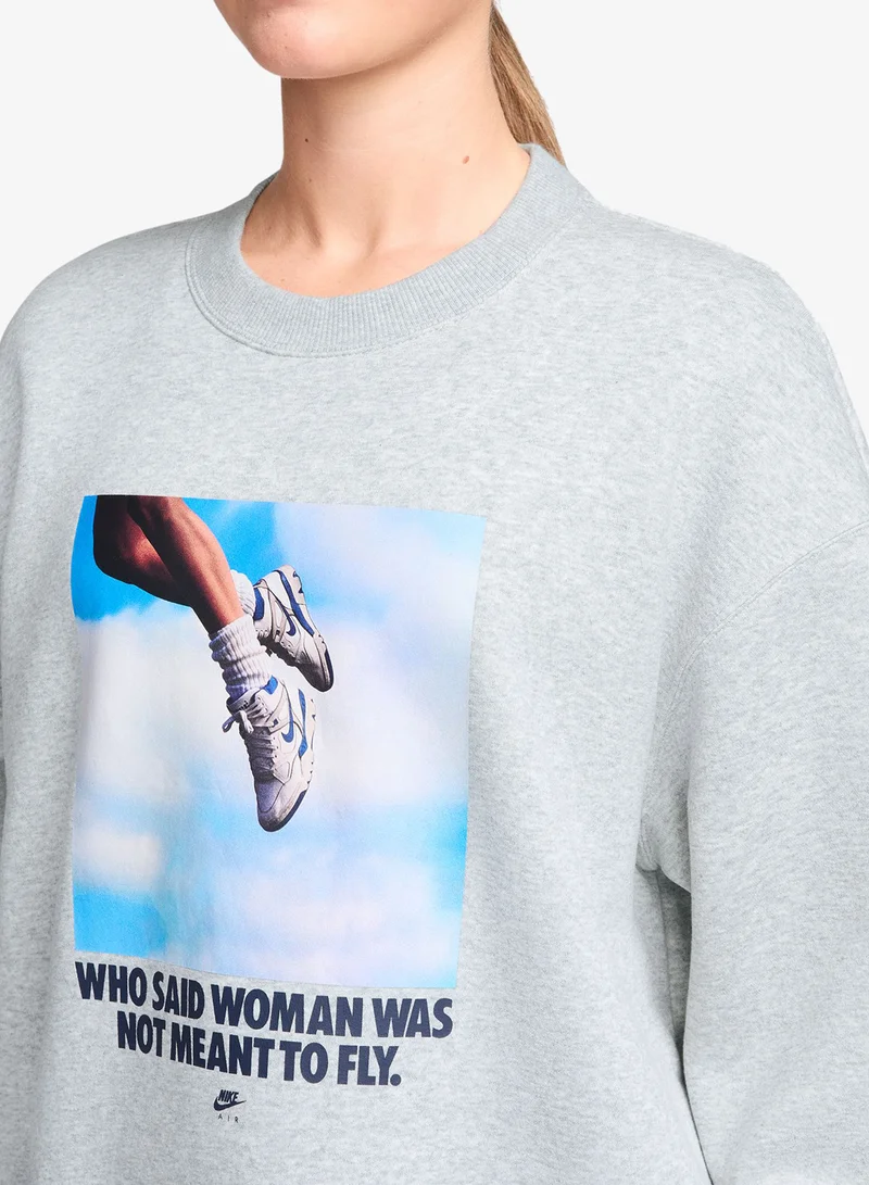 Nike Phoenix Fleece Oversized Photo Sweatshirt