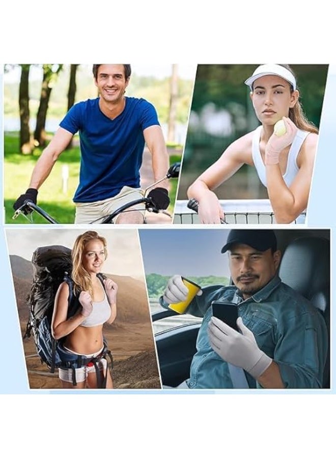 CLENEA 3 Pairs Summer Sun Gloves for Women,UV Protection Driving Gloves, Full Finger Touchscreen Outdoor Gloves - Image 5