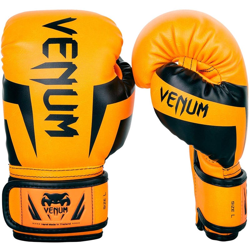 Venum Kids Elite Boxing Gloves Neo Orange