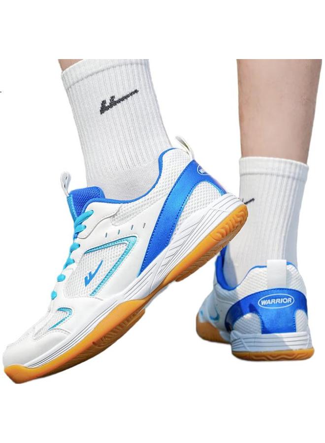 Warrior Men'S Badminton Shoes Featherlight Wear-Resistant Casual Sports Shoes Breathable Training Shoes Wxy(Za)-4554 Navy Blue 43 - Image 3