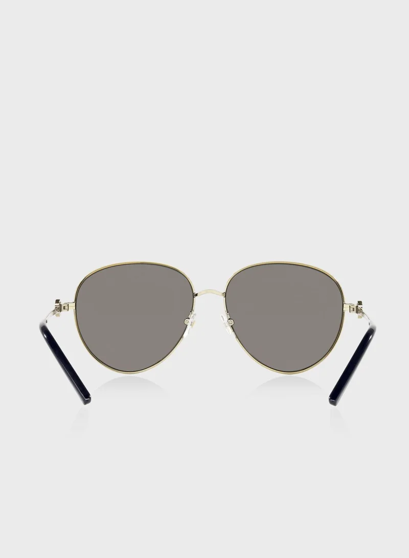 Tory Burch 0Ty6082 Aviator Sunglasses