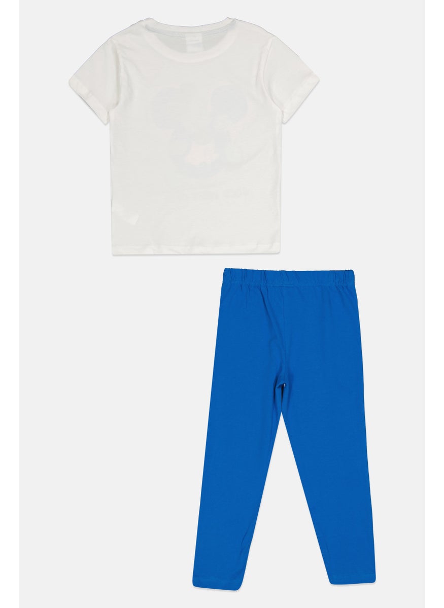 Disney Kids Boy 2 Pieces Mickey Mouse Top And Bottom Pajama Set, Multicolor  - Image 2