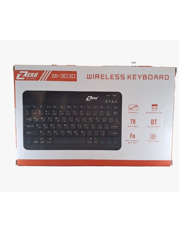 Zero - ZR-3030 mini keyboard works on Android and IOS system and supports Bluetooth function - Image 1
