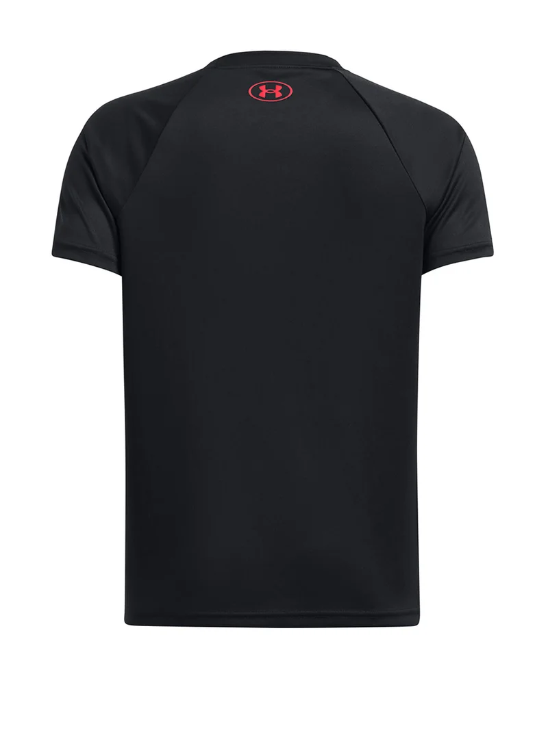 UNDER ARMOUR Boys' Tech Split Wordmark T-shirt