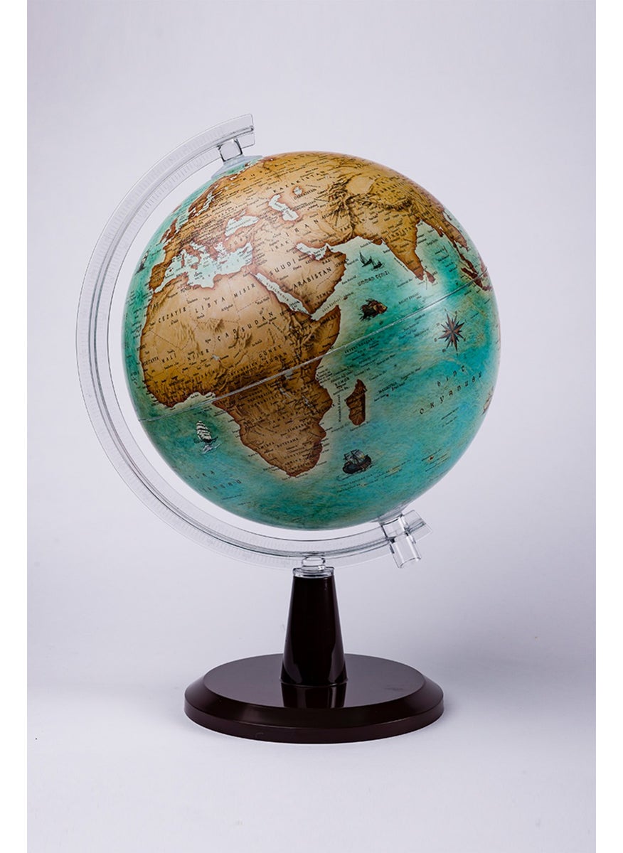 Gürbüz Yayınları Gürbüz Publications Unilluminated Ancient World Globe Modern Series 30 cm  - Image 1
