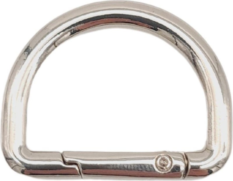 Angel Çanta Aksesuar Angel Bag Accessory Spring D Ring Silver Color 1 Piece - Image 1
