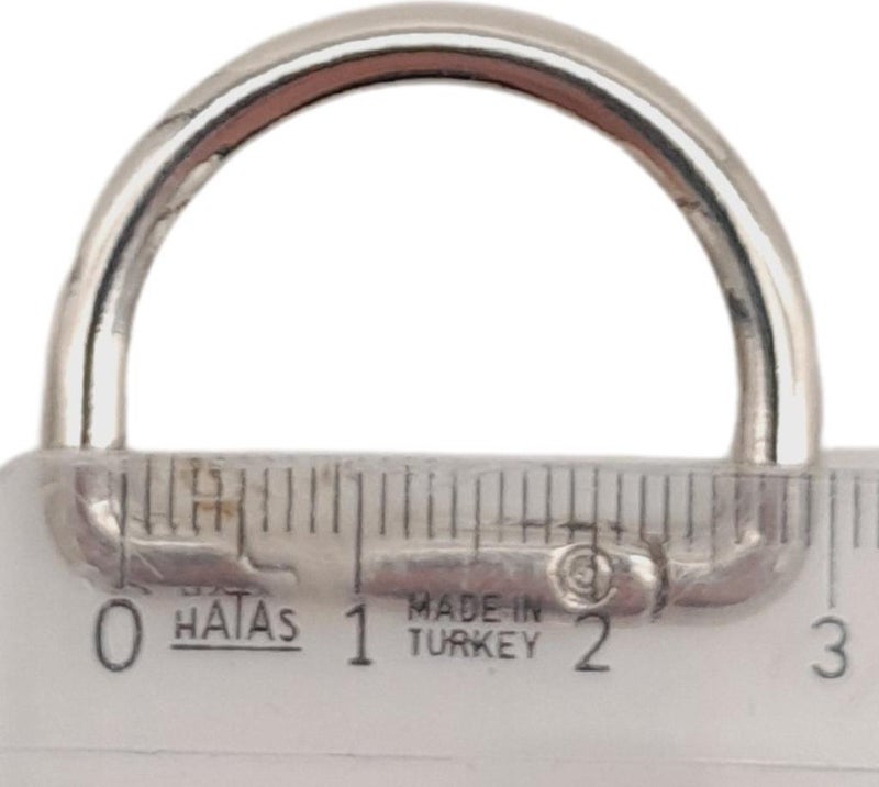 Angel Çanta Aksesuar Angel Bag Accessory Spring D Ring Silver Color 1 Piece - Image 2