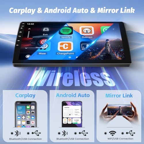 Roinvou 8 Core 4+64G Car Radio for Toyota Yaris 2012 2013 2014 2015 2016 2017, 9 inch 1280 * 720 Touch Screen for Yaris Car Stereo with CarPlay Android Auto Bluetooth 5.0 32EQ DSP FM RDS Mirror Link SWC - Image 5