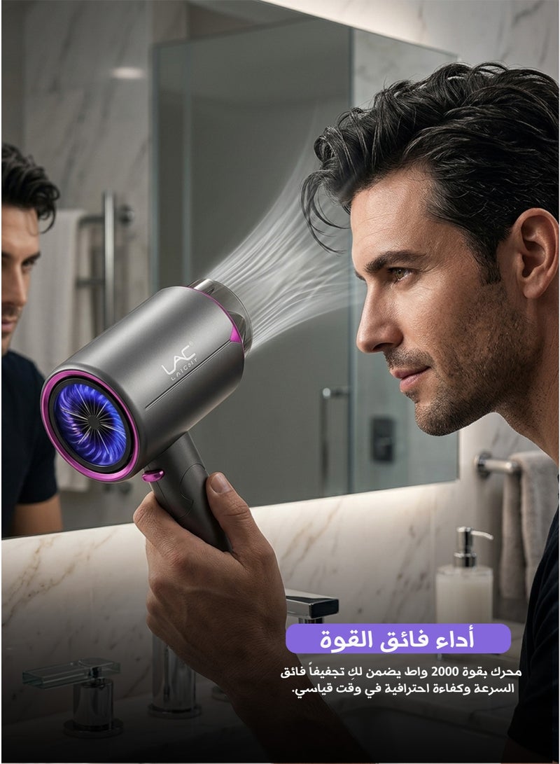 مجفف الشعر الاحترافي القابل للطي بتقنية الكيراتين - Image 4
