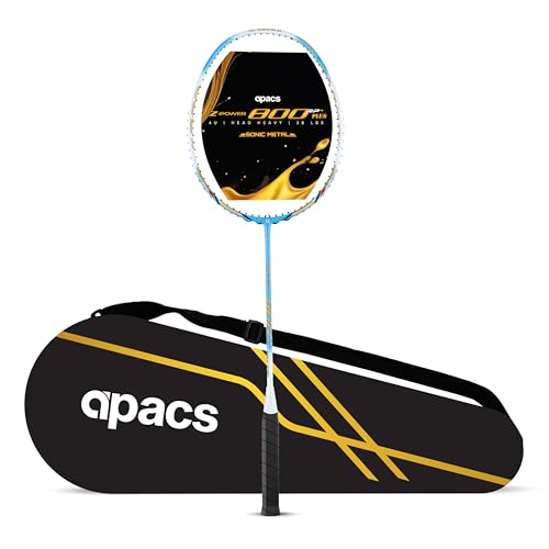 Apacs Z Power 800 RP+ (38 LBS, Unstrung) Made in Vietnam | 4U Head Heavy | Slim Shaft | Japanese High Modulus Graphite | High Tension Badminton Racket with Free Full Cover - Image 1