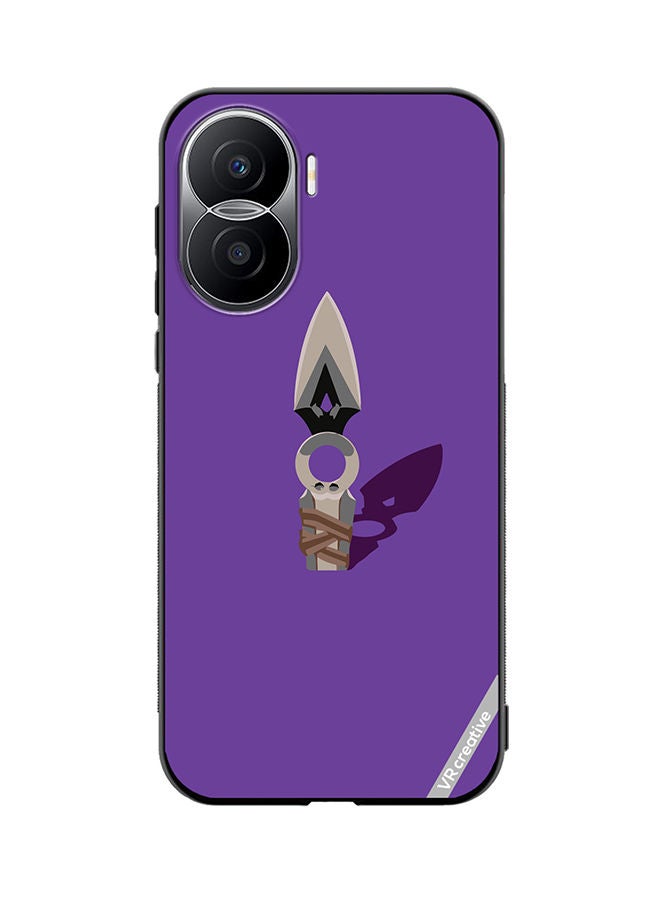 VR CREATIVE Protective Case Cover For Honor X40i Jett Knife Valorant Design Multicolour - Image 1