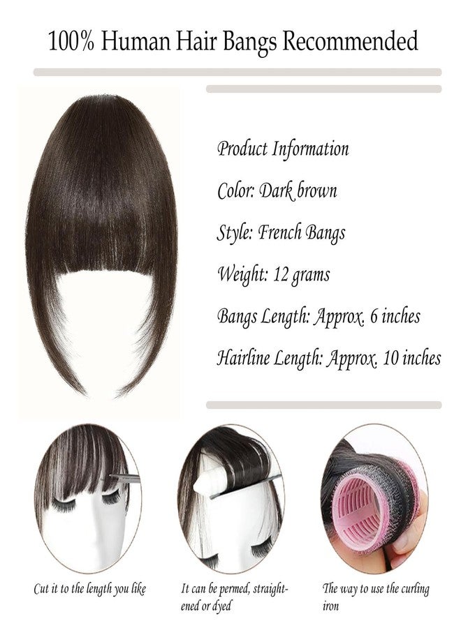 squishy 2 PCS Hair Patch for Women, Bangs Hair Extensions for Women with Instant Volume Enhancement, Perfect for Daily Office Styling and Social Events, Brown Color 2 Pieces Set - Image 3