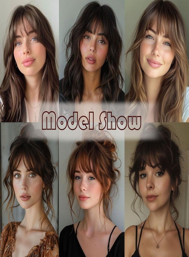 squishy 2 PCS Hair Patch for Women, Bangs Hair Extensions for Women with Instant Volume Enhancement, Perfect for Daily Office Styling and Social Events, Brown Color 2 Pieces Set - Image 5