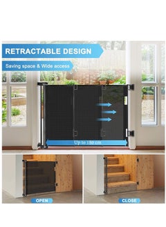 WALALLA Portable Retractable Extra Wide Safety Gate for Baby and Pet for Indoor or Outdoor  - Image 2