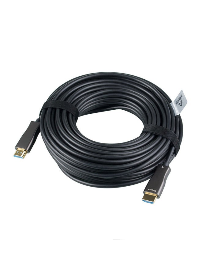 Generic AOC 4K HDMI Fiber Optic Cable High Definition Connection Line For Home Cinema Decoration Project Flexible Routing Tube-Color:Bright 4K Optical Fiber Line-Line Length:10m  - Image 5