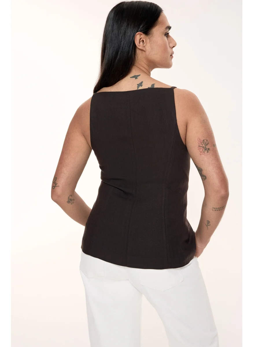 H&M Tapered-Waist Waistcoat