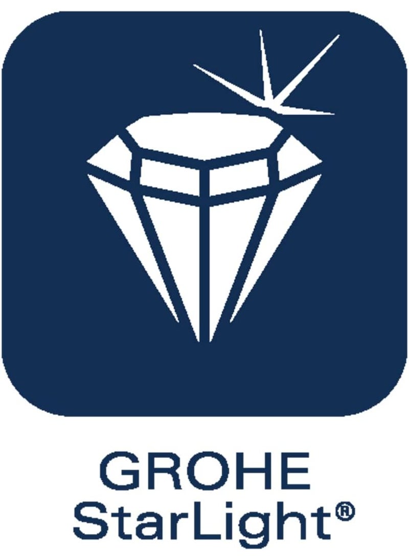 Grohe Grohe 40623001 Essentials Cube Spare Toilet Paper Holder Starlight Chrome  - Image 4