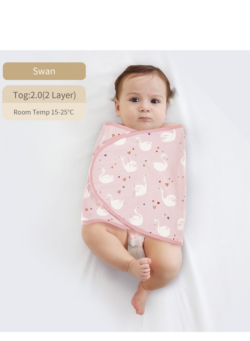 insular Double Layer Swaddle Blanket