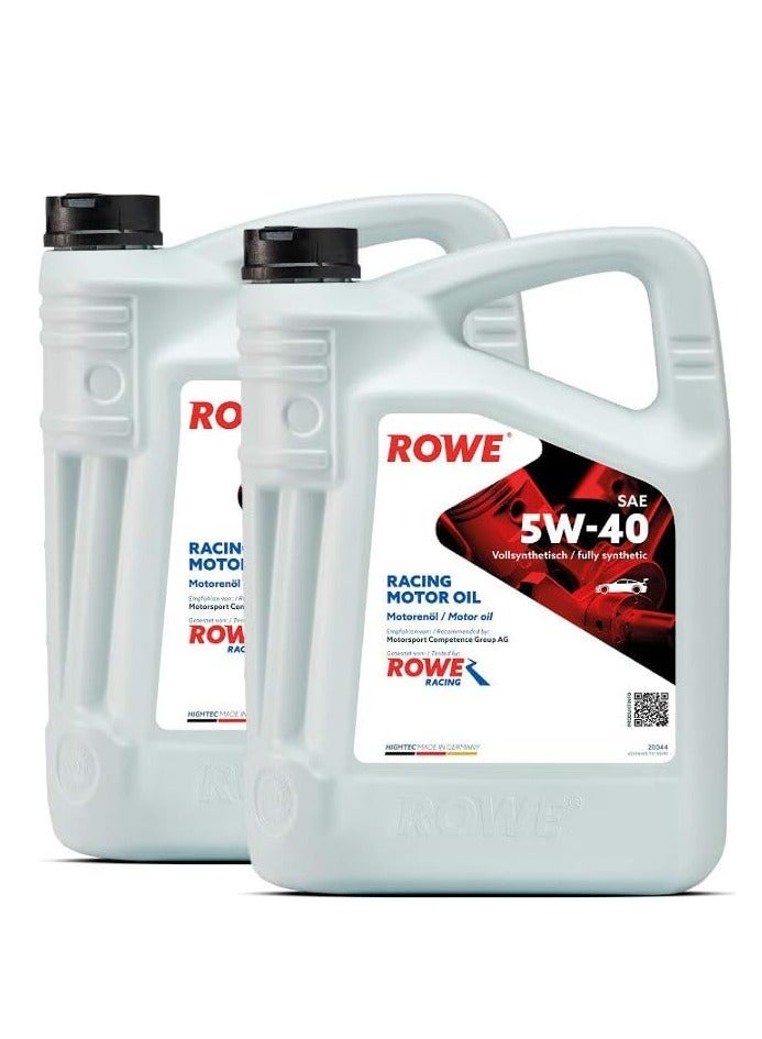 ROWE HIGHTEC RACING MOTOR OIL SAE 5W-40 (5 Ltr). MULTI-ESTER TECHNOLOGY , Top-quality, Fully Synthetic- Germany 
